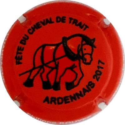 N°059a Fête du cheval de trait Ardenais 2017, Tirage 600 au verso
Photo Martine PUPIN
