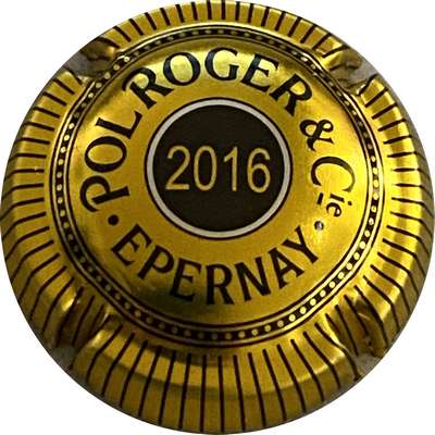 _ Millésime 2016, Or-jaune et noir, striée
Photo MH Millot
