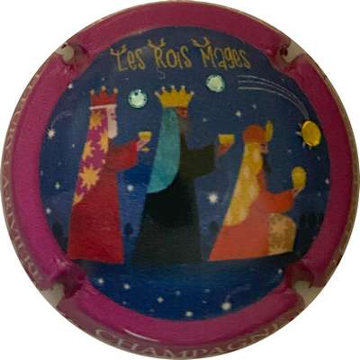 N°NR Calendrier de l'Avent, 2024-23/25, Les Rois Mages, 3 strass,  360 exemplaires numérotés
Photo MH Millot
