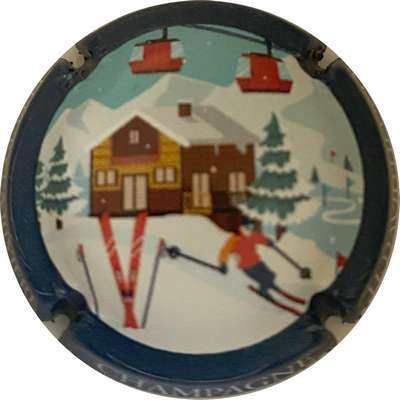 N°NR Calendrier de l'Avent, 2024-5/25, contour bleu foncé, 360 exemplaires numérotés
Photo MH Millot
