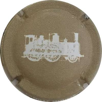 N°NR Beige et blanc, Locomotive, sur contour Famille Moussé
Photo MH Millot
