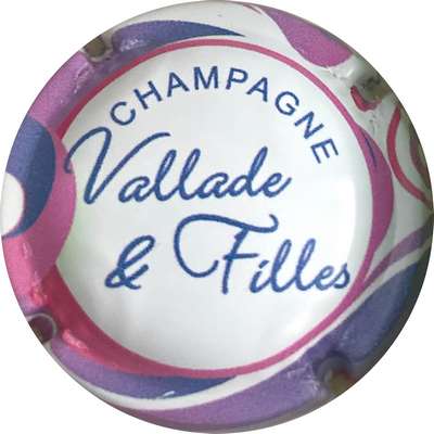 N°NR Série Vallade & Filles, contour violet, bleu et et blanc
Photo MH Millot
