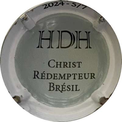 N°NR Série Les Grands Monuments, 2024-5/7,  Verso Christ Rédempteur Brésil, contour blanc
Photo MH Millot
