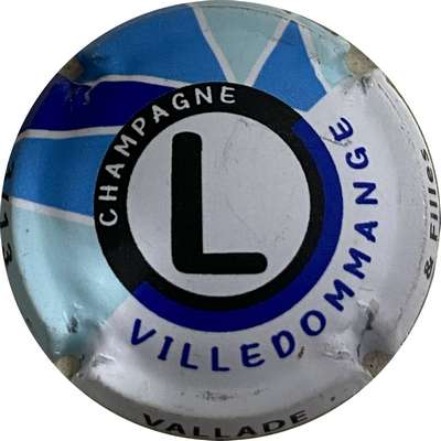 N°12c Puzzle Villedommange, blanc et bleu, 4/13, L
Photo MH Millot
