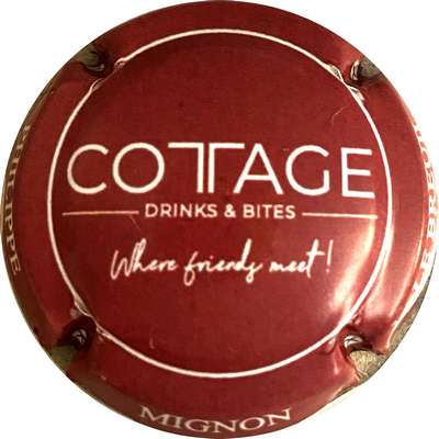 N°90 Cottage Drinks & Bites, marron et blanc
Photo MH Millot
