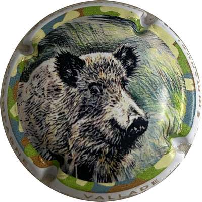 N°NR Série de 6 sangliers, sur contour VALLADE Emmanuel, lettres marron clair
Photo MH Millot
