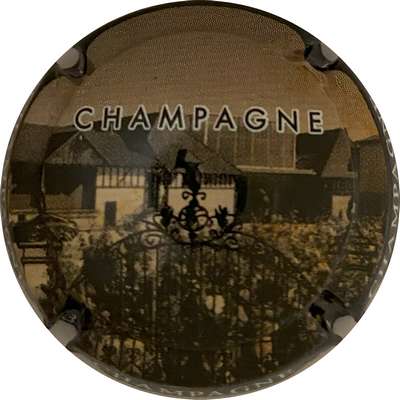 N°30c Le domaine, la nuit, contour noir, 4 fois Champagne sur contour
Photo MH Millot
