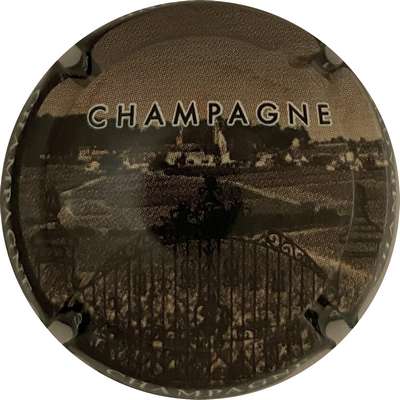 N°30a Le village de nuit, contour noir, 4 fois Champagne sur contour
Photo MH Millot
