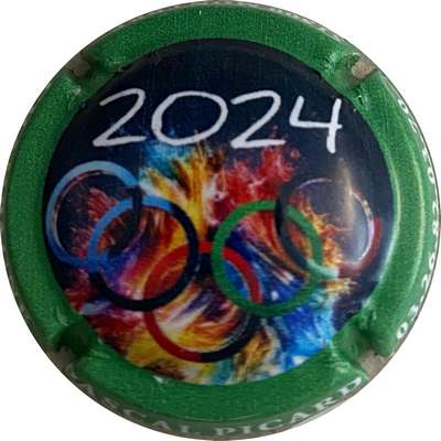 N°09b Série Jeux Olympiques 2024, contour vert
Photo MH Millot
