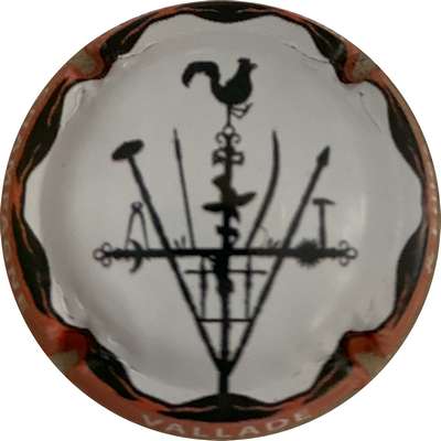 N°11 Série de 5, girouette, contour marron clair
Photo MH Millot
