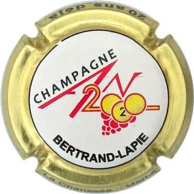 N°1112d BERTRAND-LAPIE, contour or
Photo René COSSEMENT
