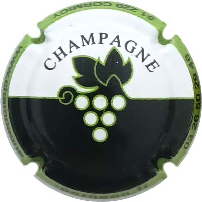 N°11e Blanc et noir, contour vert
Photo René COSSEMENT
