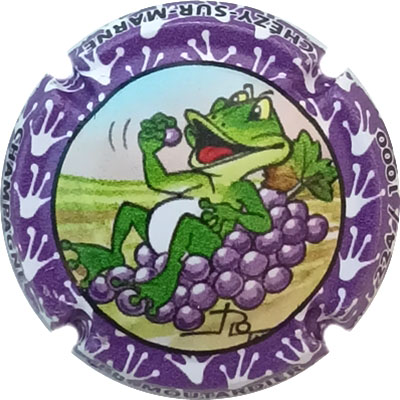 N°130b Contour violet, N°XXXX-1000
Photo René COSSEMENT
