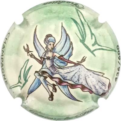 N°001a Fond vert, pailleté, N°XXX-600
Photo René COSSEMENT
