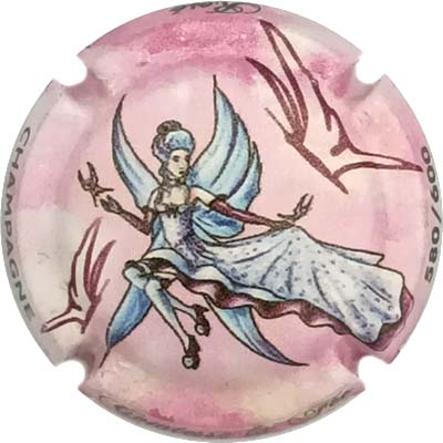 N°001b Fond rose, pailleté, N°XXX-600
Photo René COSSEMENT
