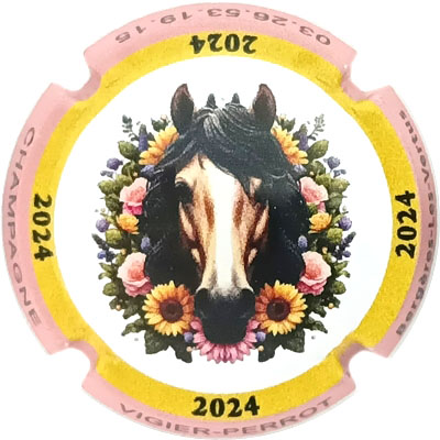 N°31ze Jéroboam, contour rose, 2024
Photo René COSSEMENT
