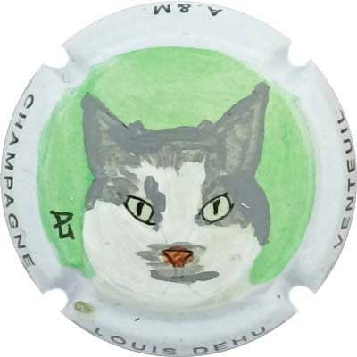 N°393 PALM, chat, fond vert, N°XXX-180
Photo René COSSEMENT
