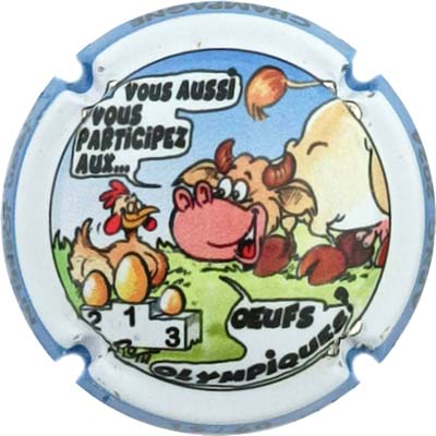 N°42a Jéroboam, JO 2024, APNC, Contour bleu, N°XX-60
Photo René COSSEMENT
