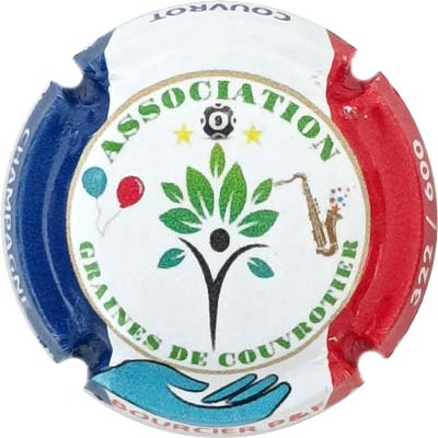 N°44a Contour bleu, blanc et rouge, N°XXX-600
Photo René COSSEMENT
