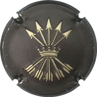 N°08c Estampée, marron foncé et or
Photo René COSSEMENT
