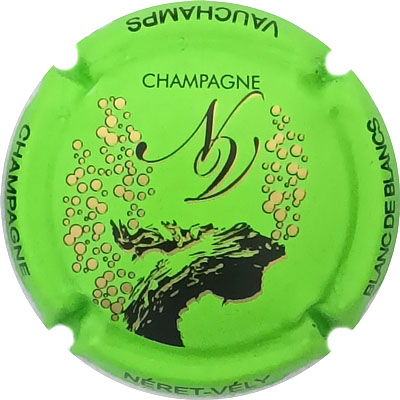 N°94h Vert, noir et or, mat, Blanc de Blancs
Photo René COSSEMENT
