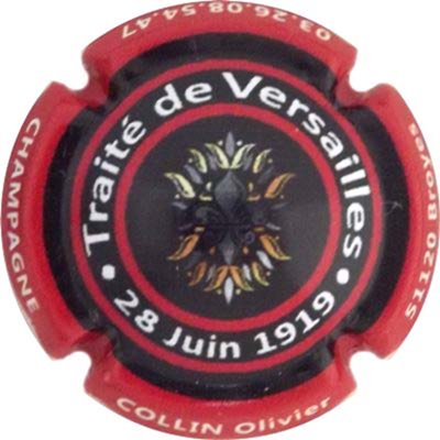 N°15b Traité de Versailles, contour rouge
Photo René COSSEMENT
