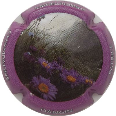 N°19 série de 6, Fleurs, contour violet
Photo René COSSEMENT
