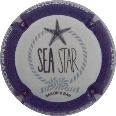 N°064 Sea Star 2017, contour bleu foncé
Photo René COSSEMENT
