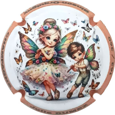 N°43a Elfe, contour orange, N°XXX-360, série de 5
Photo René COSSEMENT
