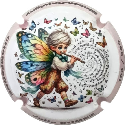 N°43 Elfe, contour rose, N°XXX-360, série de 5
Photo René COSSEMENT
