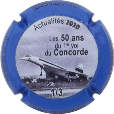 N°62 Les 50 ans du premier vol du Concorde, 1-3, N°XXX-300
Photo René COSSEMENT
