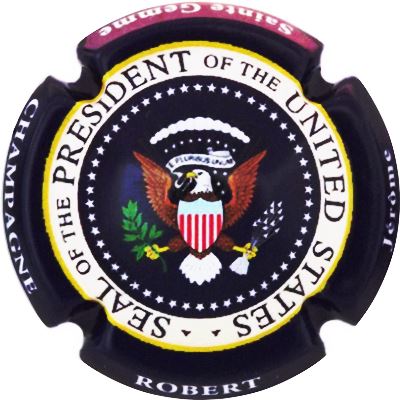 N°18 Présidents USA (série de 6), contour bleu foncé
Photo René COSSEMENT
