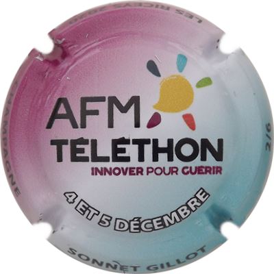 N°14g AFM TELETHON 2020 Violet et turquoise
Photo René COSSEMENT
