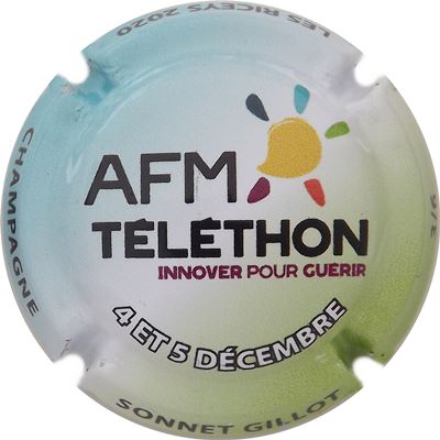 N°14h AFM TELETHON 2020 Turquoise et vert
Photo René COSSEMENT
