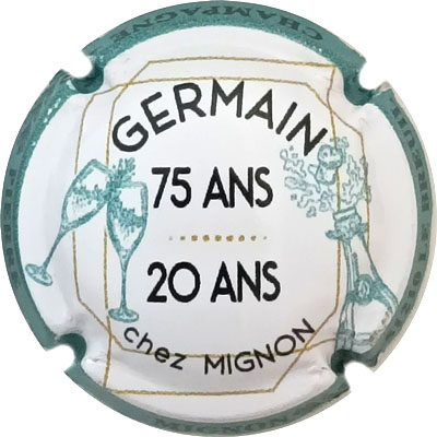 _N°S263 cuvées spéciales, Germain 75 ans - 25 ans 
Photo René COSSEMENT
