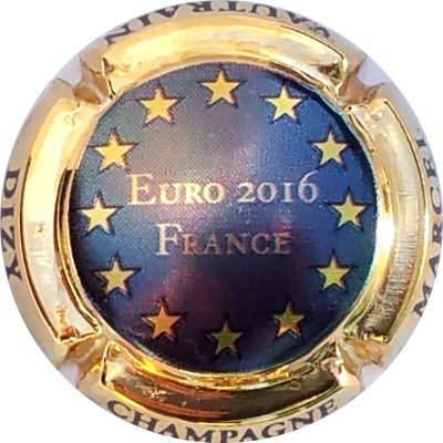 N°123e Euro 2016 France, doré a l'or fin
Photo Erick GUYAT

