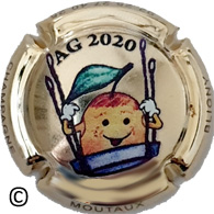 N°40 AG 2020, plaquée or, N°1/250
